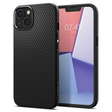 Spigen Liquid Air silikonska maska za iPhone 13, crno