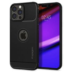 Spigen Rugged Armor silikonska maska za iPhone 13 Pro, crno