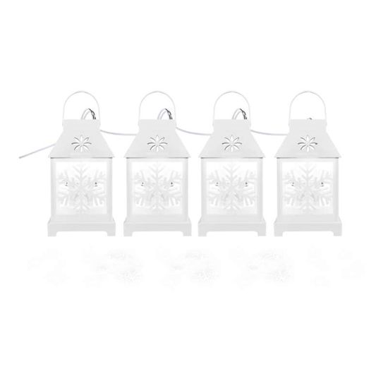 EMOS LED svjetlosna dekoracija, svjetiljke sa snježnim pahuljama, hladno bijela