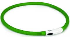 Beeztees Ogrlica za pse Dogini s USB priključkom, silikonska, 70 x 1 cm, zelena