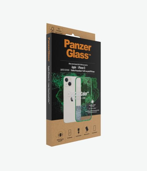 PanzerGlass ClearCaseColor maskica za Apple iPhone 13, prozirno-zelena (0334)