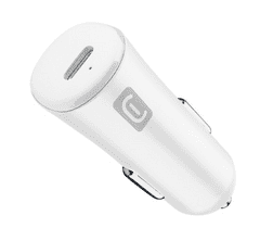 CellularLine autopunjač, 20 W, USB-C za iPhone/iPad, bijeli (CBRIPHUSBCPD20WW)