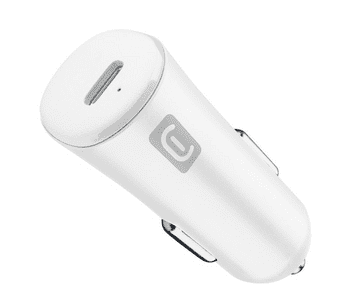 CellularLine autopunjač, 20 W, USB-C za iPhone/iPad, bijeli