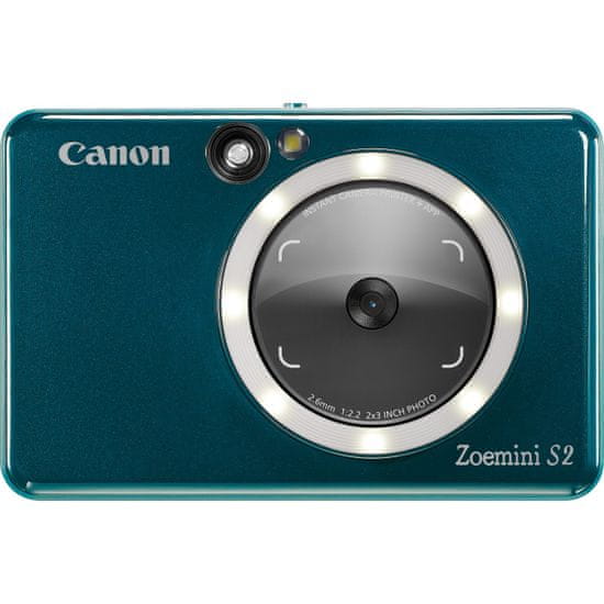 Canon Zoemini S2 instant fotoaparat, plavo-zeleni, (4519C008)