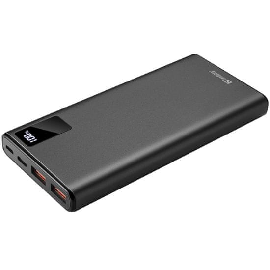 Sandberg prijenosna baterija, USB-C, 20 W, 10000 mAh, crna