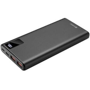 prijenosna baterija, USB-C, 20 W, 10000 mAh, crna