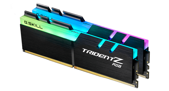 G.Skill Trident Z RGB memorija (RAM), DDR4, 16GB (2x8GB), 3200MHz, CL14, 1.35V, XMP 2.0 (F4-3200C14D-16GTZR)