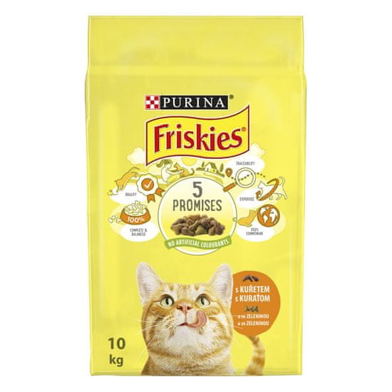 Friskies Cat s piletinom i povrćem, 10 kg