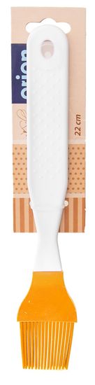 Orion Silikonski kist za pečenje, 22 cm, bijelo-narančasti