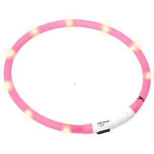 Karlie LED svjetleća ogrlica , ružičasta, 20-75 cm