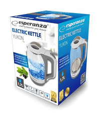 Esperanza Stakleni bojler YUKON 1.7L, bijela boja, 1500W