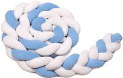 T-tomi Pleteni jastuk, 180 cm, bijela i plava