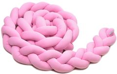 T-tomi Pleteni jastuk, 360 cm, ružičasta