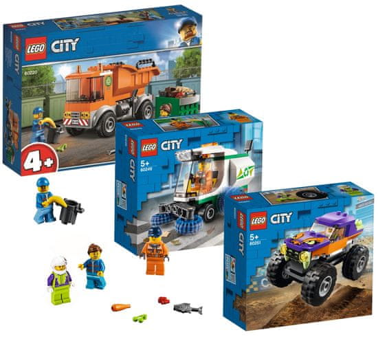LEGO City Great Vehicles komplet vozila, 3 komada (66686 )