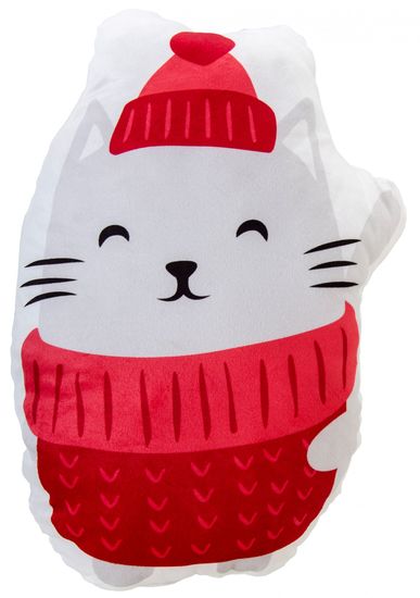 My Best Home Oblikovani jastuk PUPPY mačka sa šeširom, 41 x 38 cm