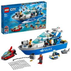 LEGO City Police 60277 Policijski brod za ophodnju