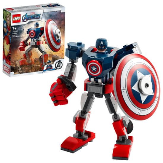 LEGO Super Heroes 76168 Captain America u oklopnom robotu