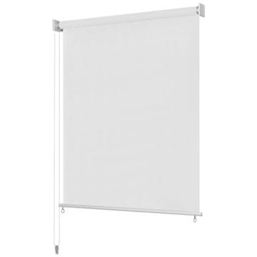 Vidaxl Rolo zavjesa, bijela, 60x140 cm, HDPE