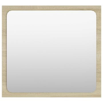 Vidaxl Kupaonsko ogledalo boja hrasta 40x1,5x37 cm konstruirano drvo