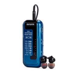 AIWA R-22BL prijenosni AM/FM radio sa slušalicama