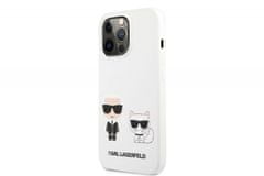 Karl Lagerfeld KLHCP13LSSKCW Full Bodies maskica za iPhone 13 Pro, silikonska zaštita, bijela