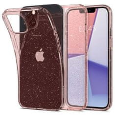 Spigen Liquid Crystal Glitter maskica za iPhone 13 Mini, prozirno roza sa šljokicama