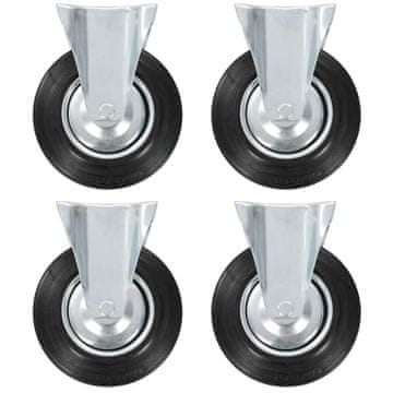 Vidaxl Fiksni kotačići 12 kom 200 mm