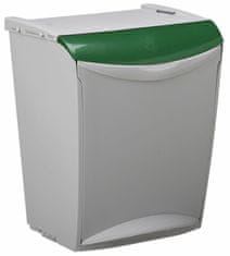 Rossignol SAS Koš za razvrstavanje otpada Bakatri 50720, sklopiv, zelena, 50 L