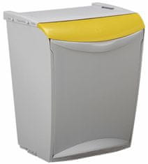 Rossignol SAS Koš za razvrstavanje otpada Bakatri 50723, sklopiv, žuta, 25 L