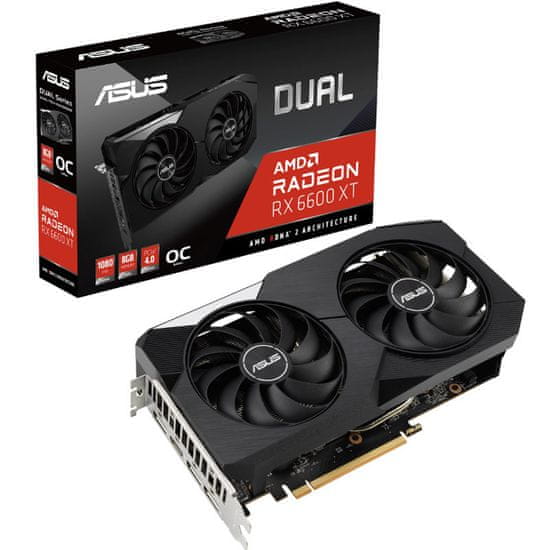 ASUS Dual Radeon RX 6600 XT grafička kartica, 8GB, GDDR6 (90YV0GN1-M0NA00)