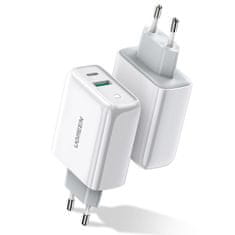 Ugreen CD170 punjač USB-C / USB QC 4.0 PD 36W , bijela