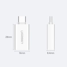 Ugreen OTG adapter USB 3.0 / USB-C F/M, bijela