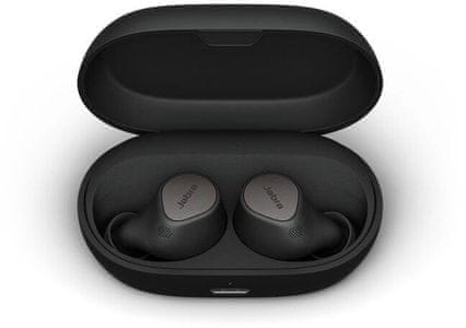 moderne jabra slušalice Elite 7 Pro WLC prekrasan zvuk za slušanje udobnih slušalica trajanje baterije 8 sati i tehnologija aktivnog poništavanja buke funkcija hands-free