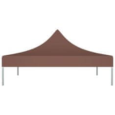 Vidaxl Krov za šator za zabave, 2 x 2 m, smeđi, 270 g/m²