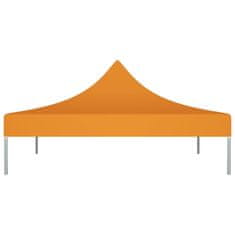 Vidaxl Krov za šator za zabave 2 x 2 m narančasti 270 g/m²