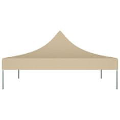 Vidaxl Krov za šator za zabave 2 x 2 m bež 270 g/m²