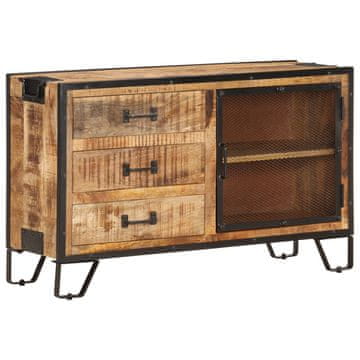 Vidaxl Komoda s ladicama, 100x31x60 cm, masivno, neobrađeno drvo manga