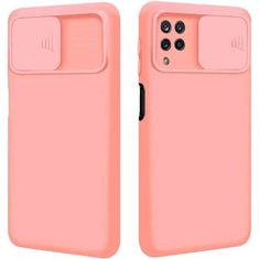 MG Privacy Lens silikonska maska za Samsung Galaxy A22 5G, naranča