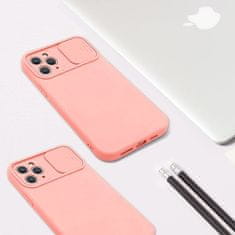 MG Privacy Lens silikonska maska za Samsung Galaxy A22 5G, naranča