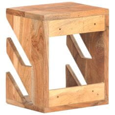 Vidaxl Zidni držač za skateboard 25 x 20 x 30 cm masivno drvo bagrema