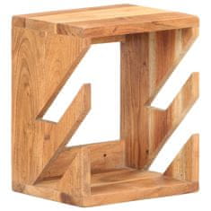 Vidaxl Zidni držač za skateboard 25 x 20 x 30 cm masivno drvo bagrema