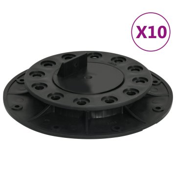 Vidaxl Podesivi nosači za terase, 10 kom, 20-30 mm