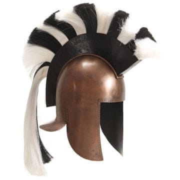 Vidaxl Replika antičke grčke kacige, LARP, bakar čelik