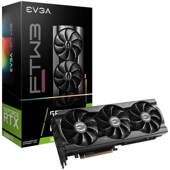 Evga GeForce RTX 3060 Ti FTW3 ULTRA GAMING grafička kartica, 8 GB GDDR6, LHR (08G-P5-3667-KL)