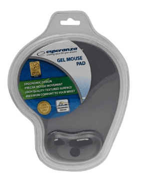 Esperanza Miša esperanza obloge - siva, gel pričvršćivanje