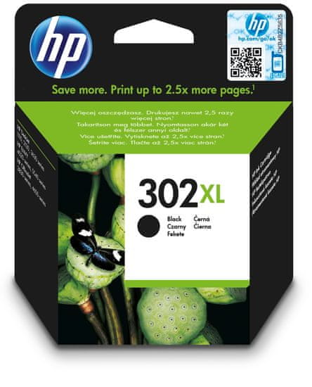HP 302XL uložak, instant ink, crni (F6U68AE)