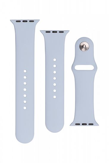 FIXED Komplet remena Silicone Strap za Apple Watch, 38/40/41 mm, silikon, svijetlo plava (FIXSST-436-LGBL)