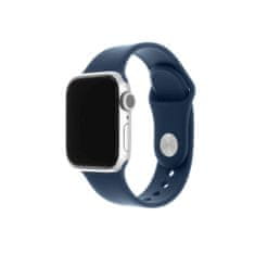 FIXED Set remena za pametni sat Apple Watch, silikonski, 42/44/45 mm, metalik plava (FIXSST-434-CBBL)
