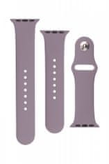 FIXED Set remena za pametni sat Apple Watch, silikonski, 42/44/45 mm, ljubičasti (FIXSST-434-PU)