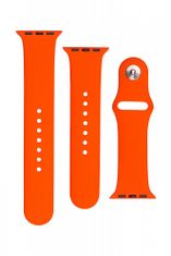 FIXED Komplet remena Silicone Strap za Apple Watch, 38/40/41 mm, silikon, marelica (FIXSST-436-AP)